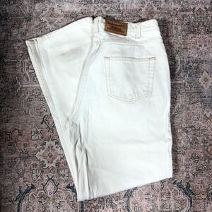 Timberland Weathergear Pant Men's 38 White Cotton Chino Straight Preppy Office